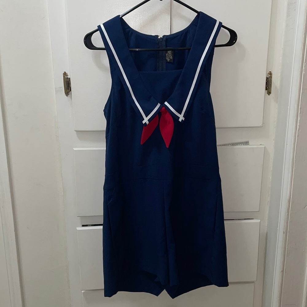 Steadyclothing Navy Sailor Romper